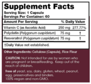 Polydatin Complex - 60 Capsules - Image 4